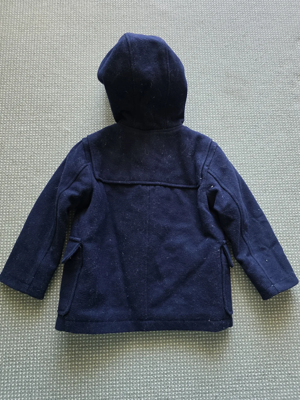 GAP Kids Navy Hooded Pea Coat with Toggle Fastenings